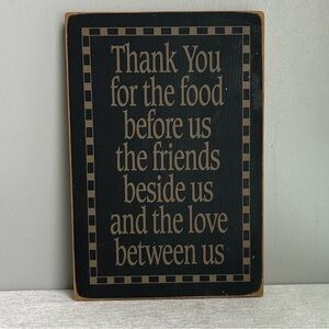 daily thanks decorative wall plaque